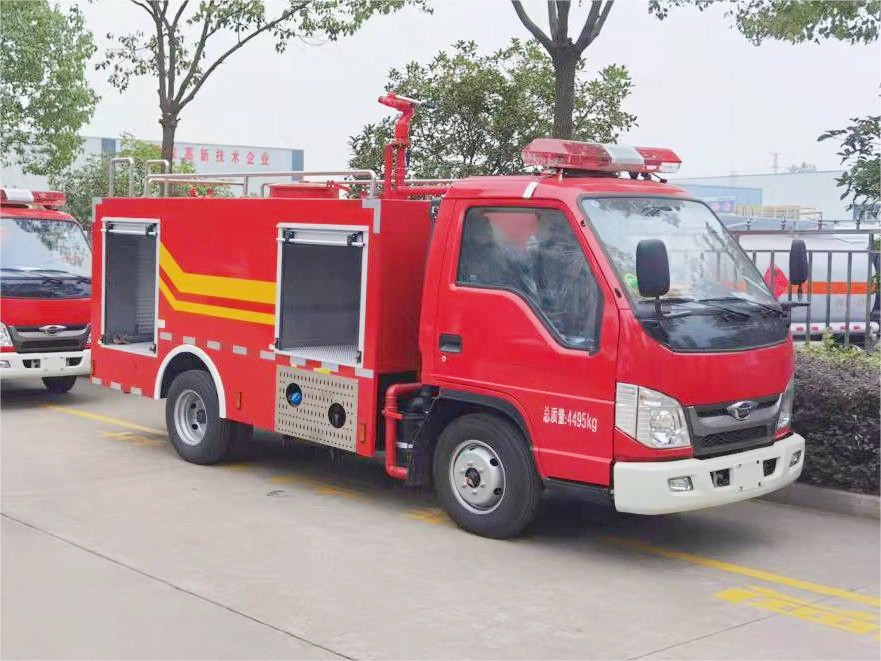 福田藍牌2噸消防灑水車